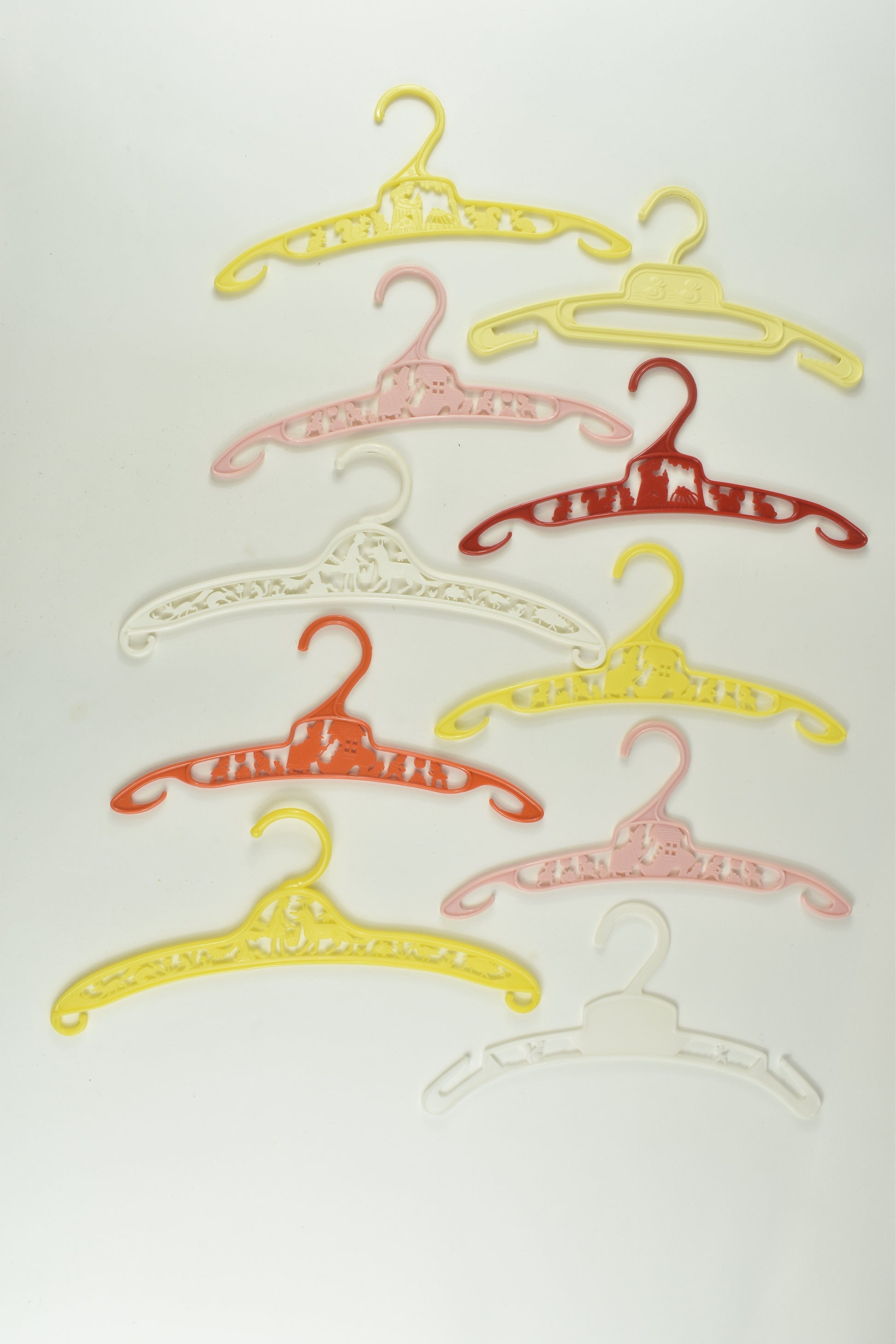 Vintage Kids' Clothes Hangers x10