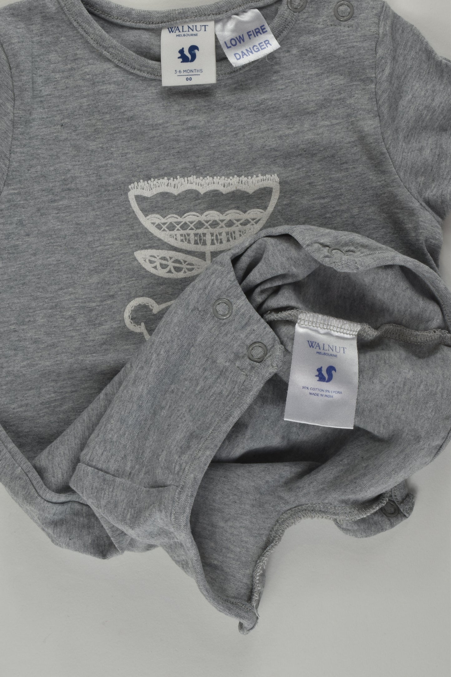 Walnut Melbourne Size 00 Short Romper