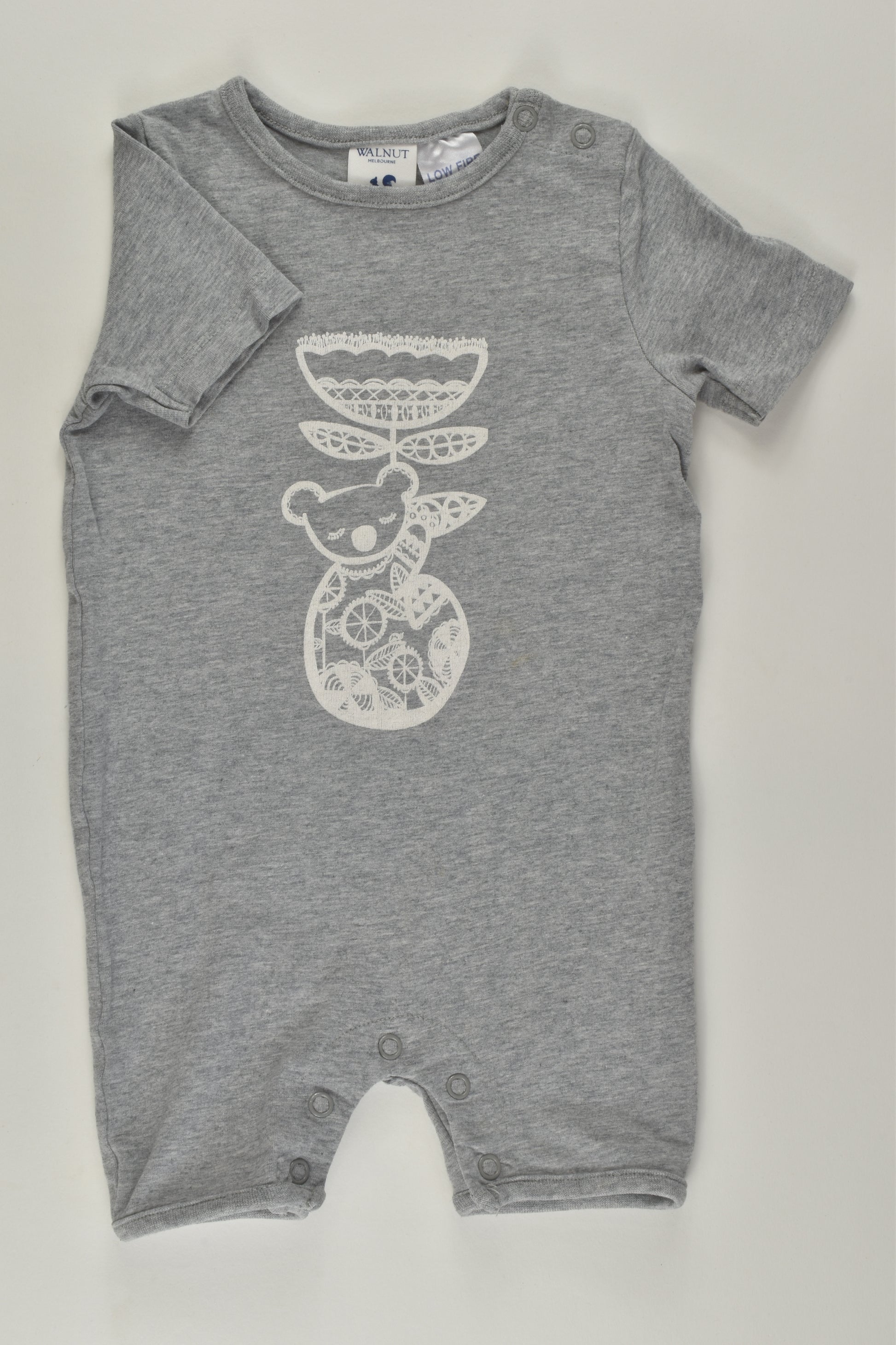 Walnut Melbourne Size 00 Short Romper