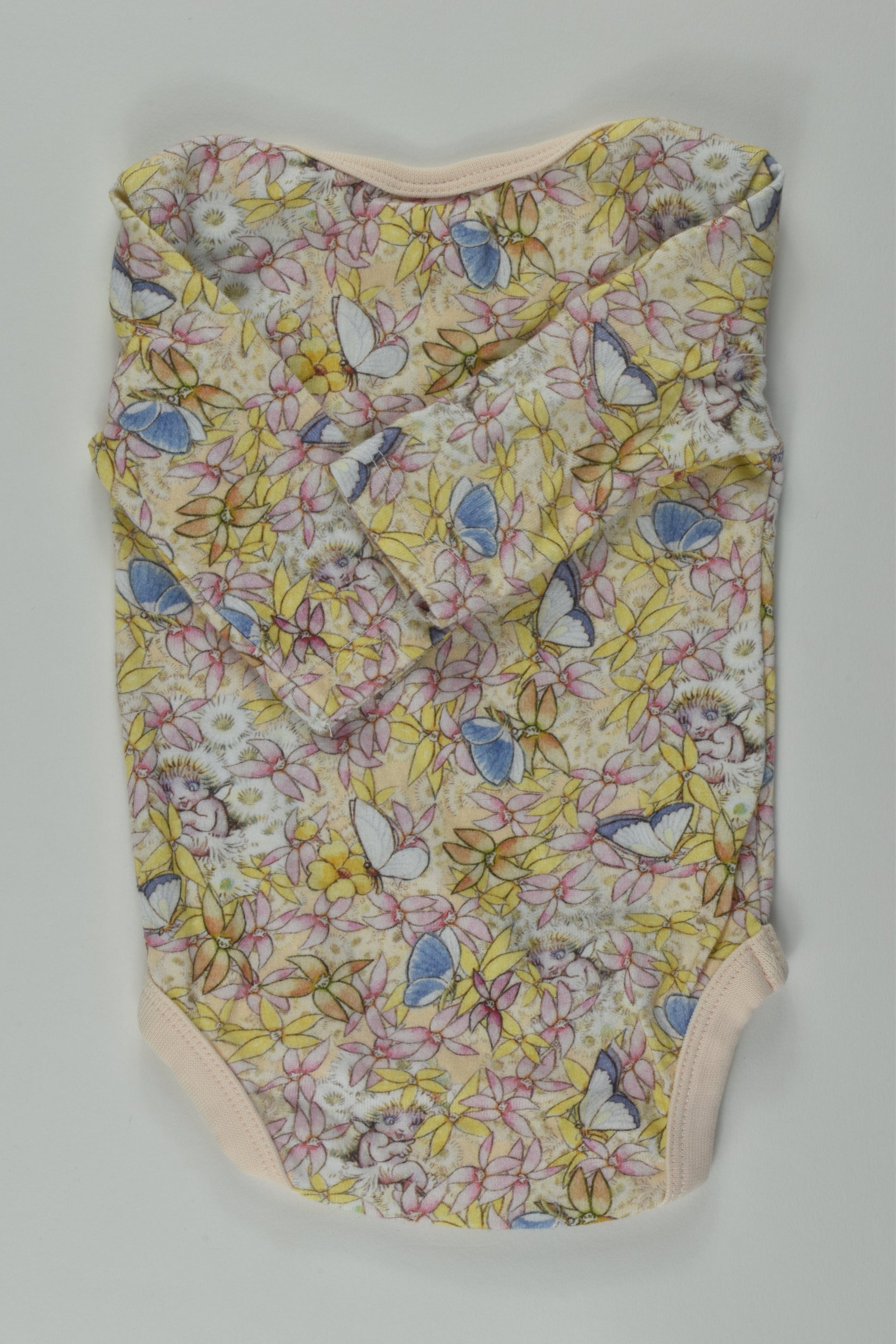 Walnut Melbourne Size 0000 Gumnut Babies Bodysuit