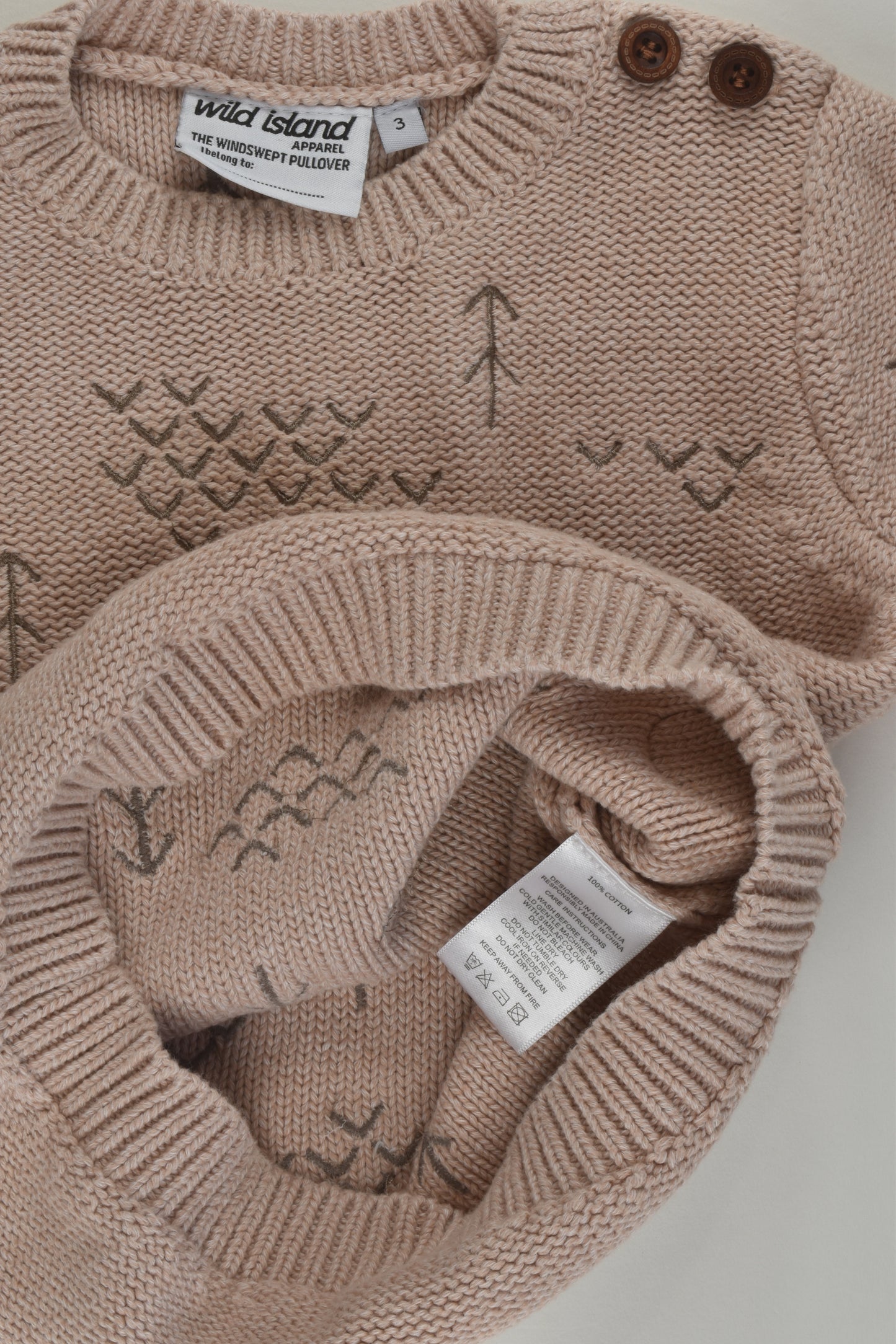 Wild Island Apparel Size 3 Knit Jumper