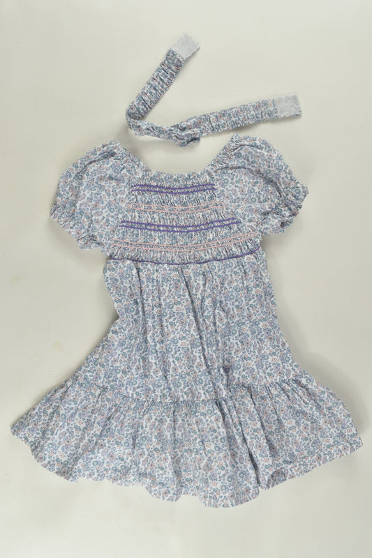 Willow & Whistle Size 6-9 months Liberty Print Smocked Dress