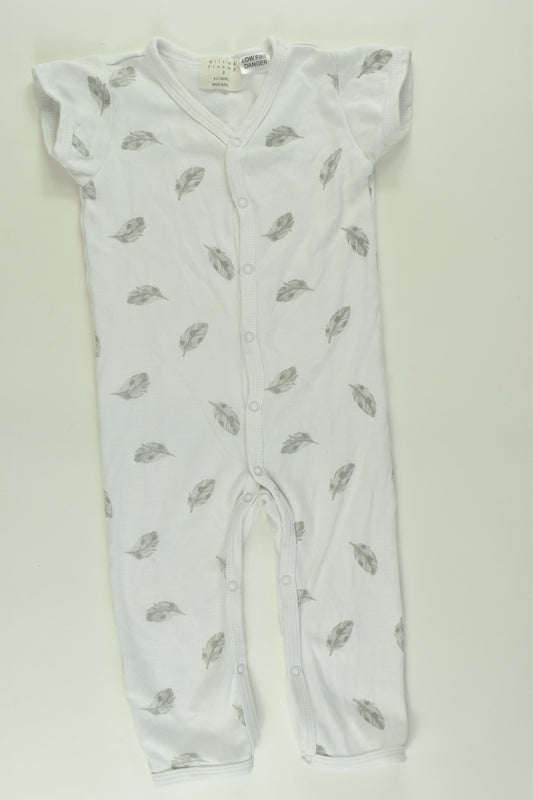 Wilson & Frenchy Size 0 Feather Short Romper