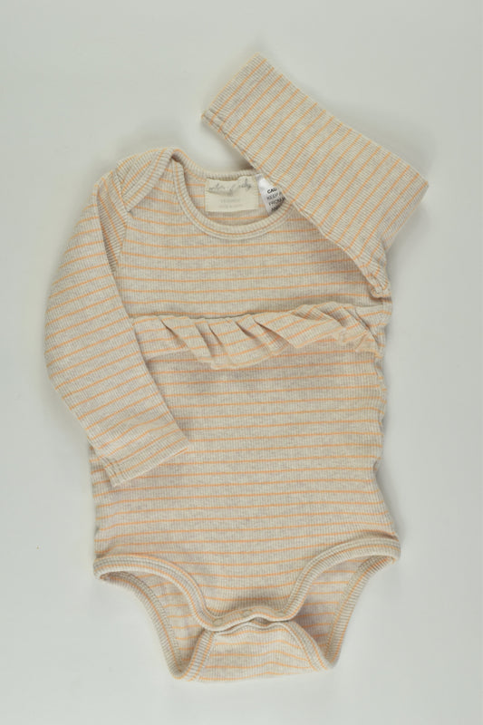 Wilson & Frenchy Size 00 Ribbed Bodysuit