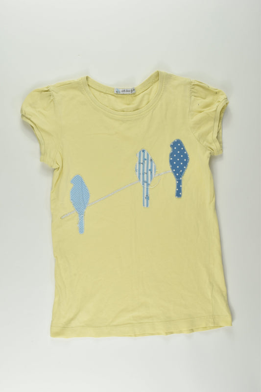 With Love by Bec Size 7-8 Bird T-shirt