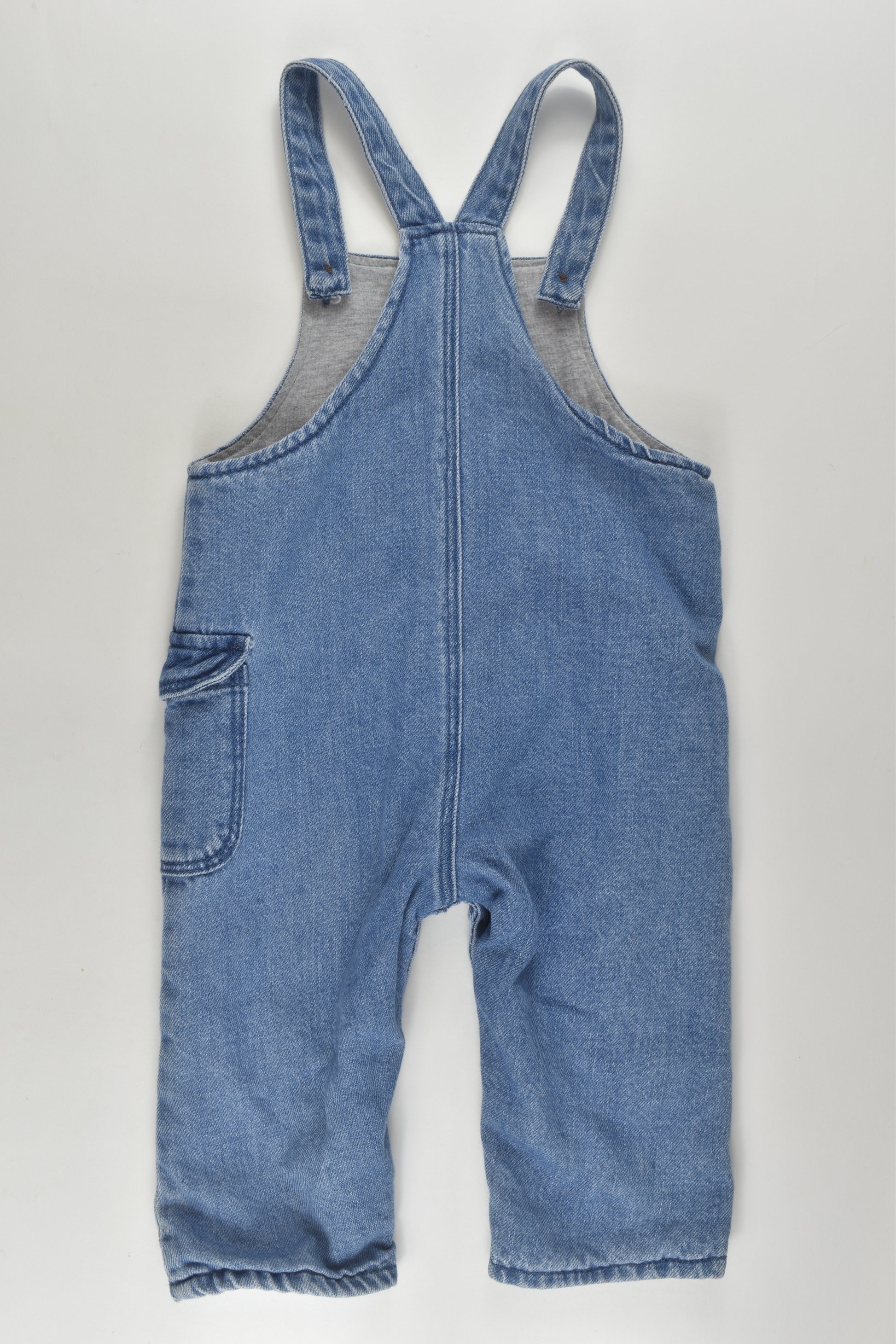 Zara Size 0 Lined Denim Overalls