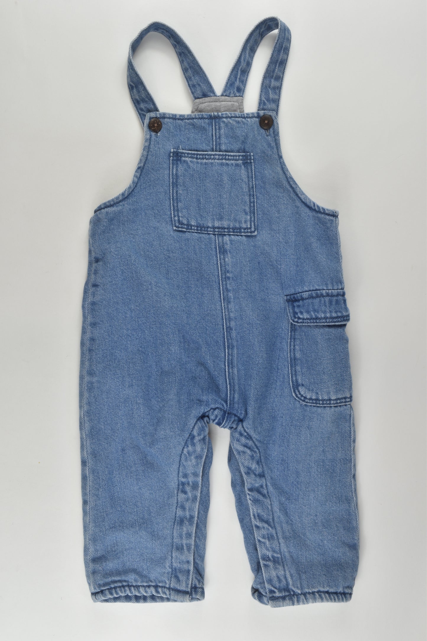 Zara Size 0 Lined Denim Overalls