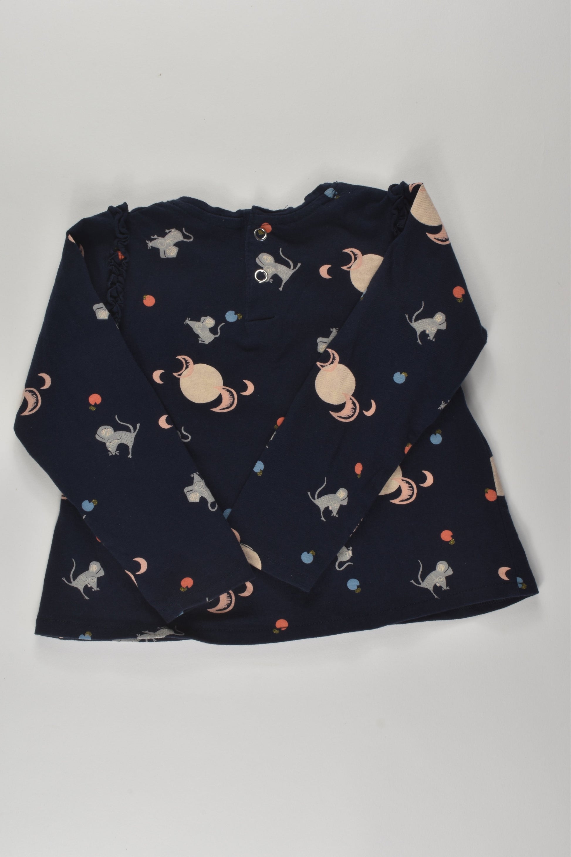 Zara Size 0 Mouse and the Moon Top