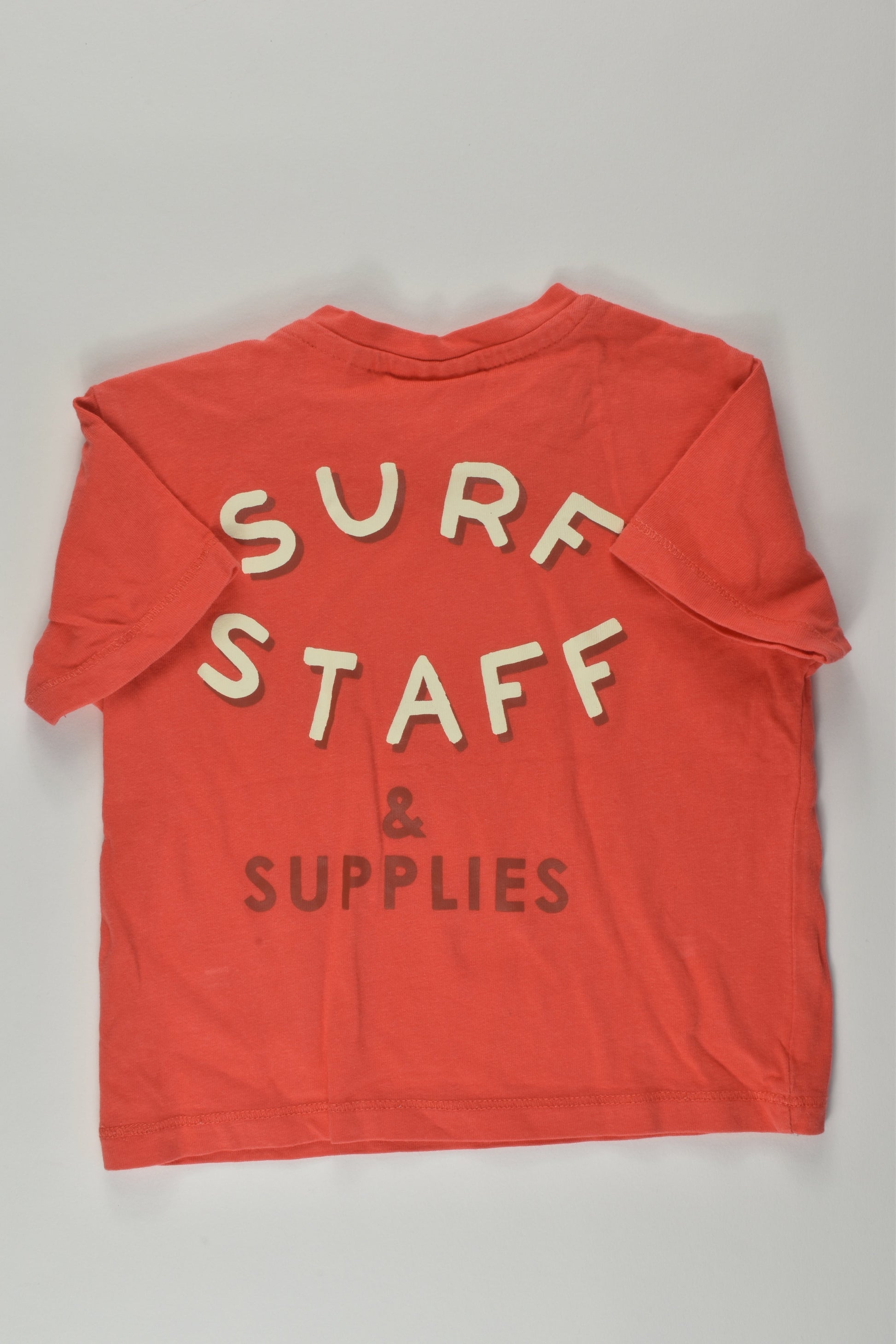 Zara Size 0 'Surf Staff & Supplies' T-shirt