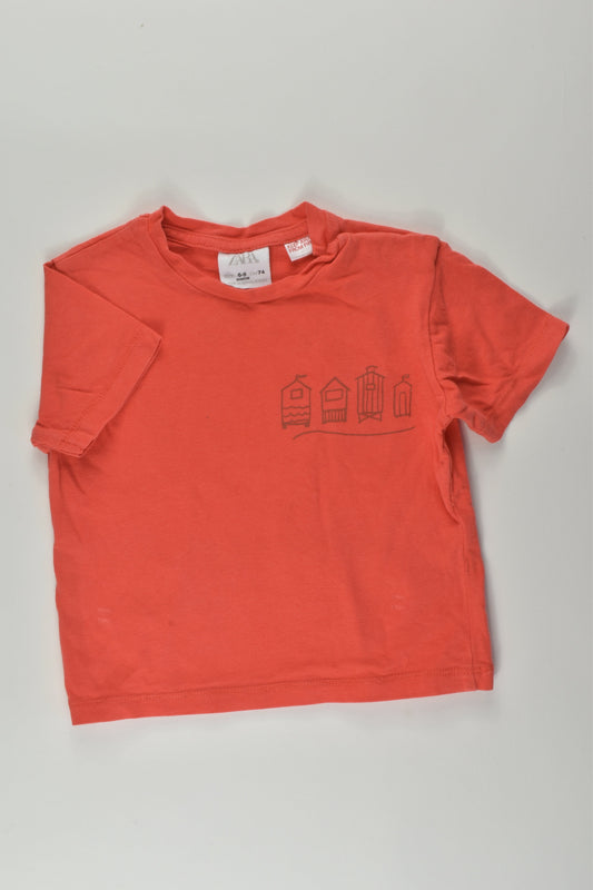 Zara Size 0 'Surf Staff & Supplies' T-shirt