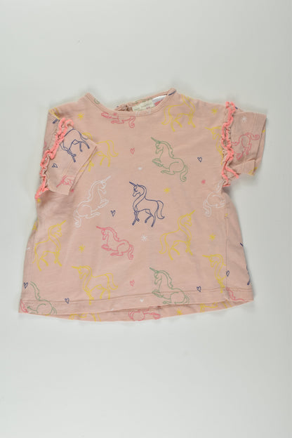 Zara Size 0 Unicorn T-shirt