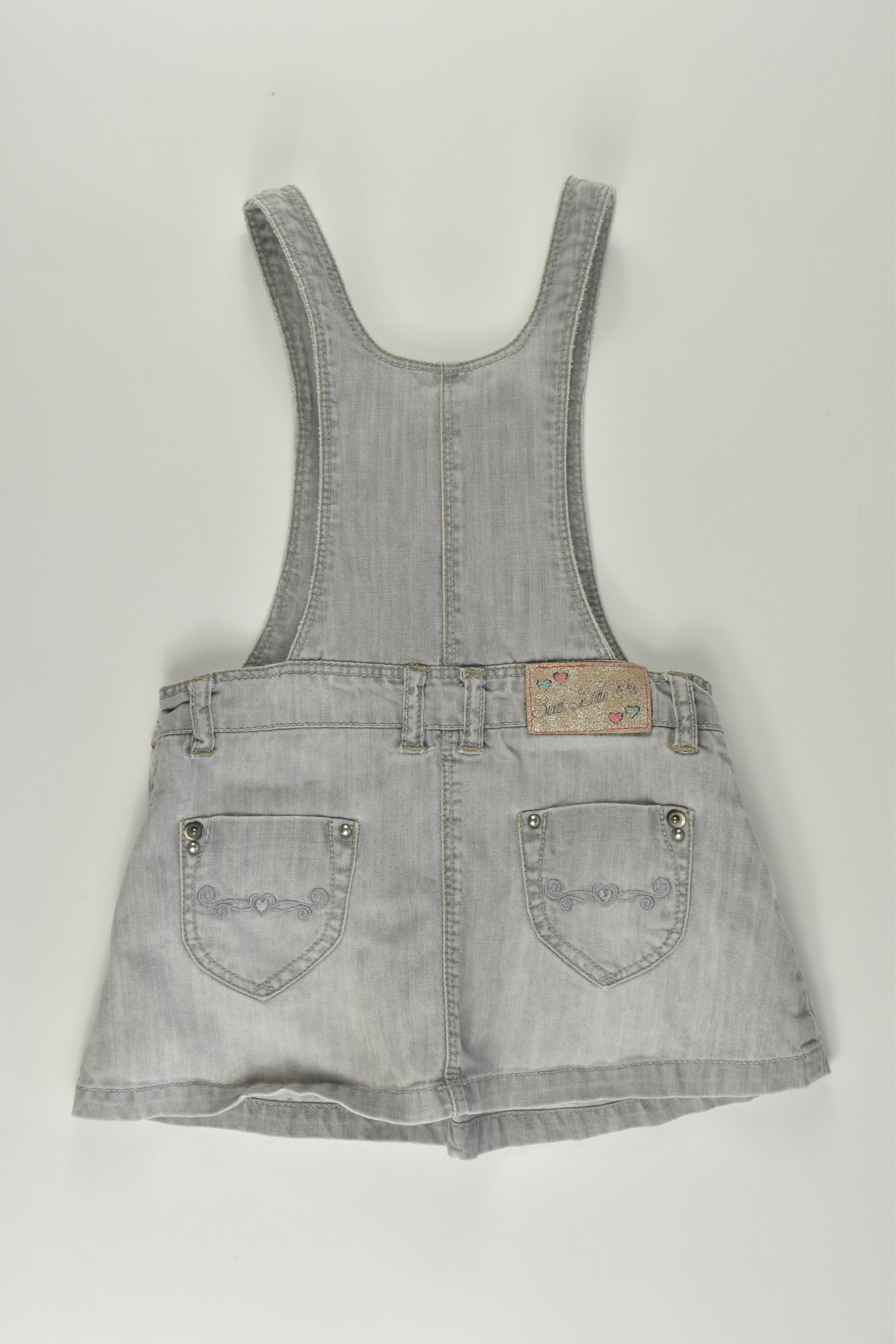 LONG DENIM DUNGAREES - Grey | ZARA Australia
