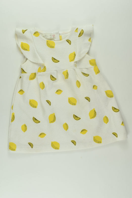 Zara Size 1 Lemon Dress