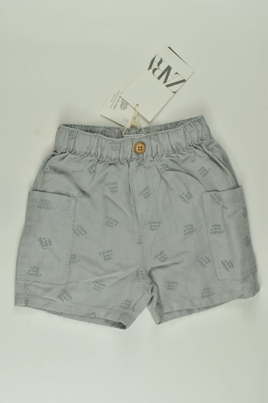 Zara Size 1 Linen Blend Shorts