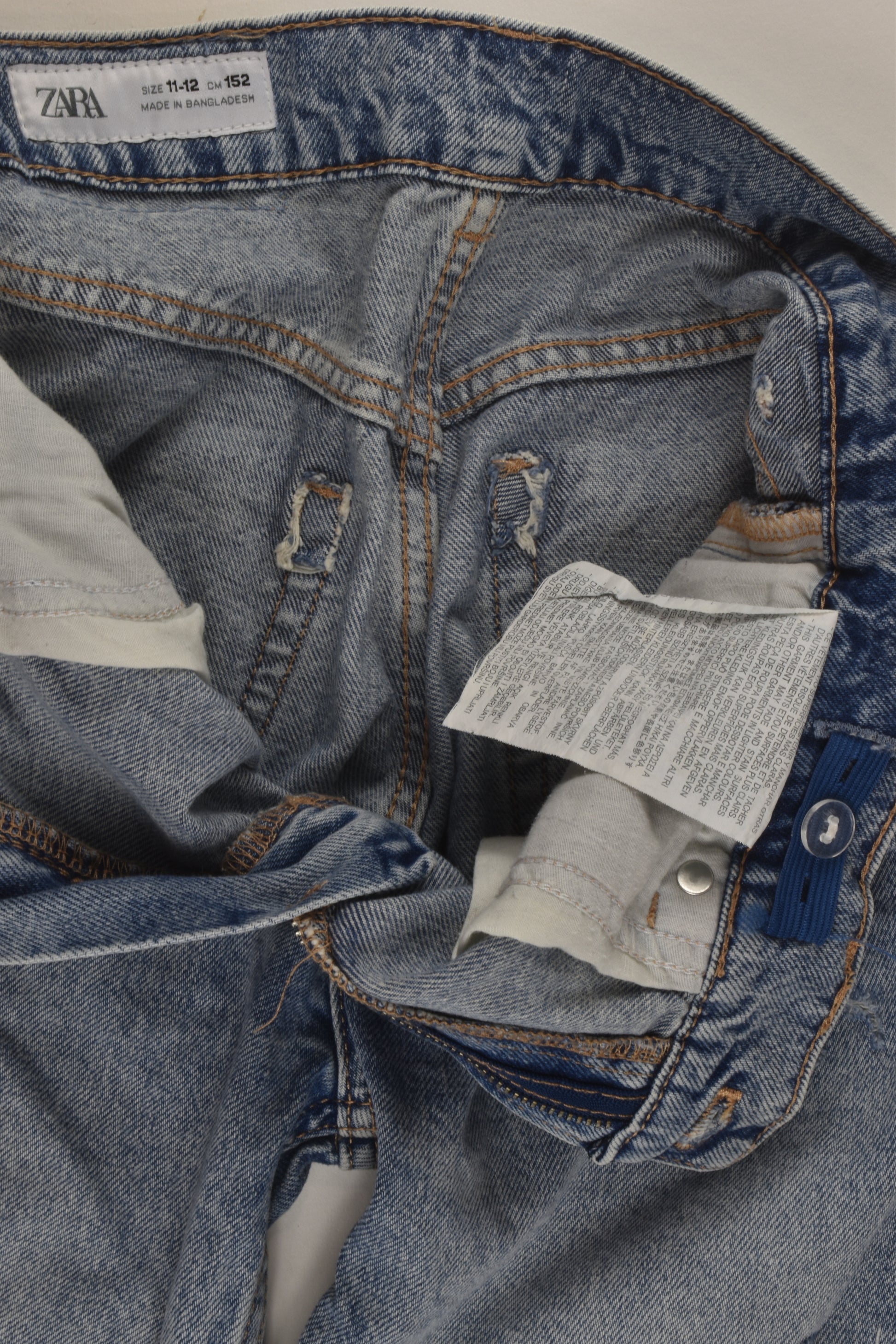 Zara Size 11-12 Denim Pants
