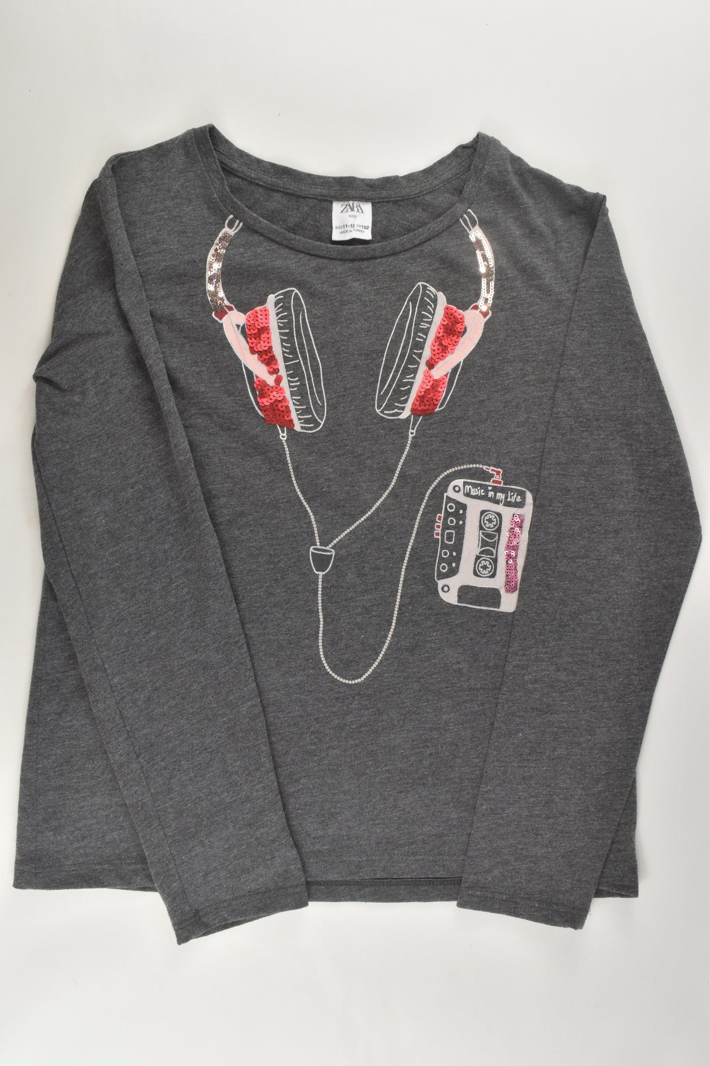 Zara Size 11-12 Headphones Top