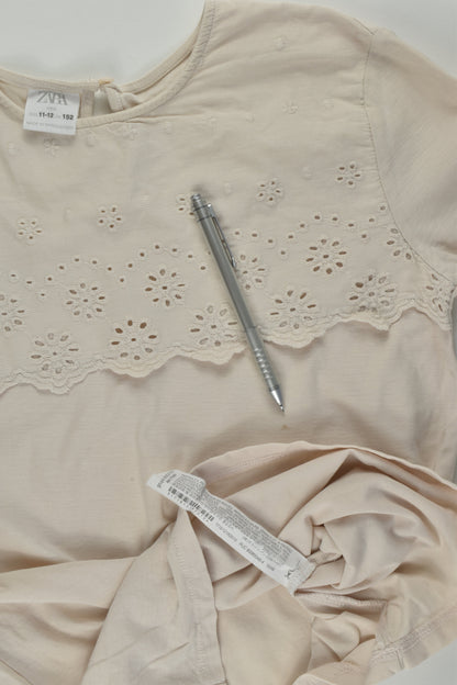 Zara Size 11-12 Lace Detail Top