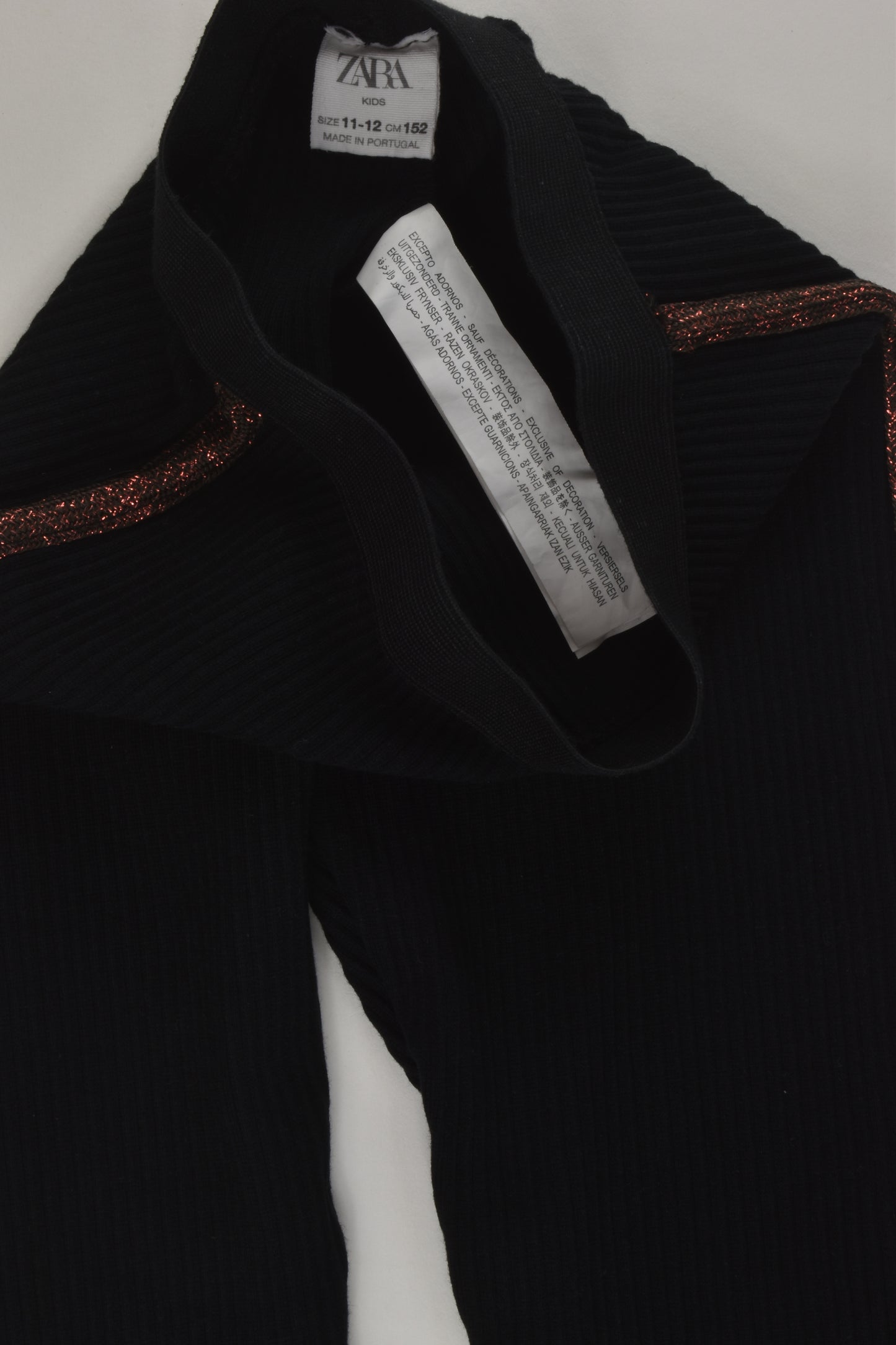 Zara Size 11-12 Ribbed Leggings
