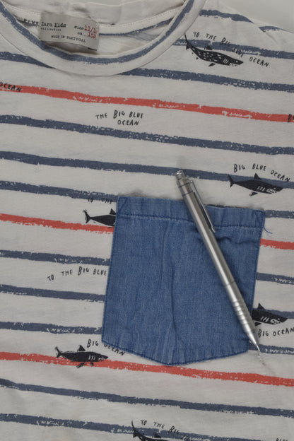 Zara Size 11/12 Shark T-shirt