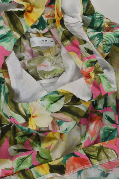 Zara Size 13-14 Floral Dress