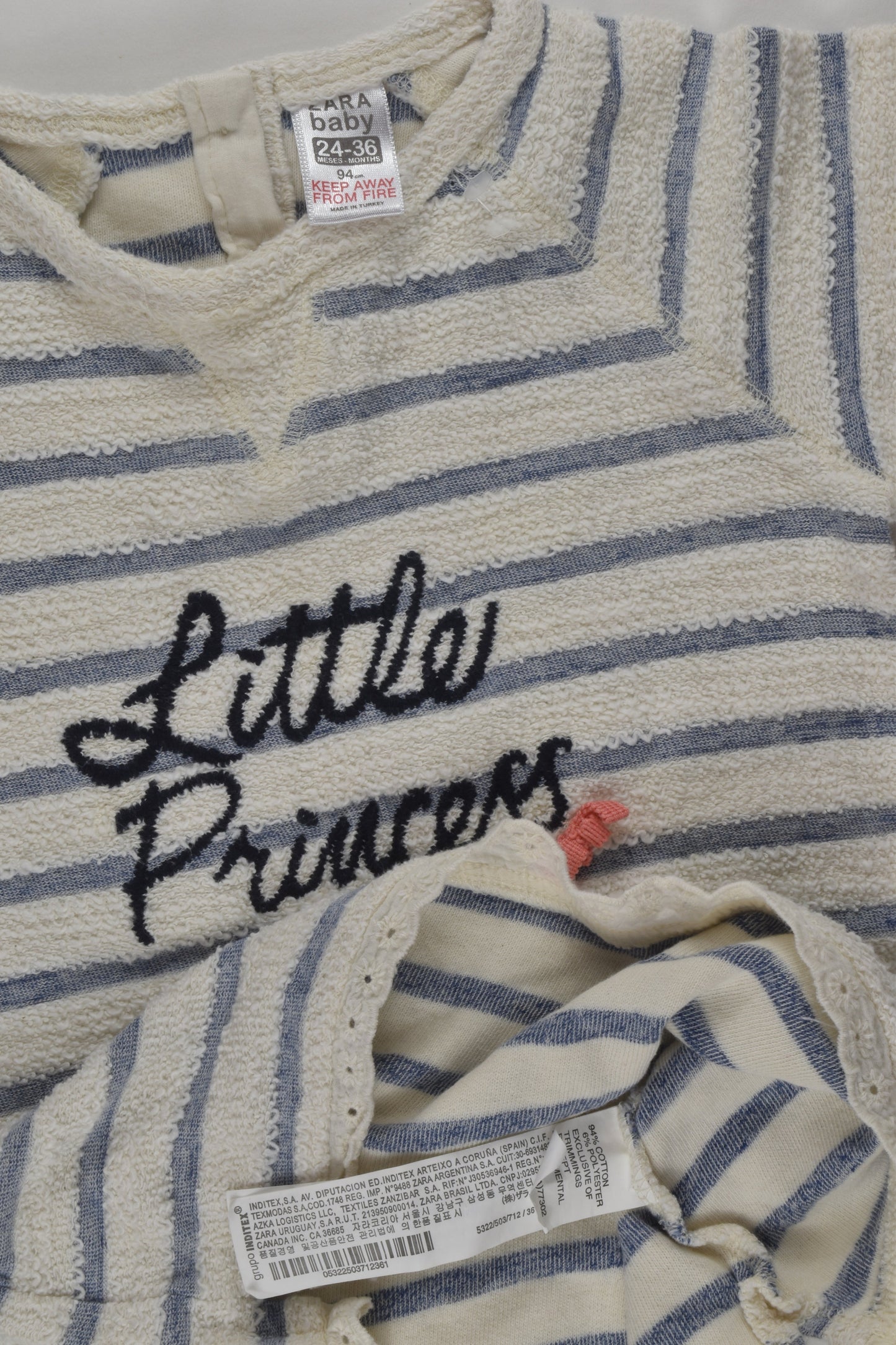 Zara Size 2-3 'Little Princess' Dress