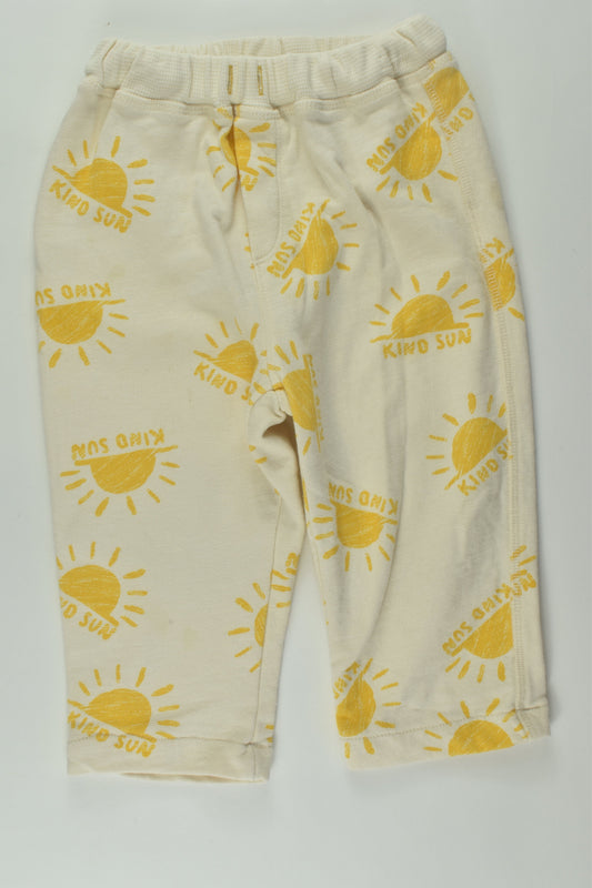 Zara Size 2 'Kind Sun' Track Pants