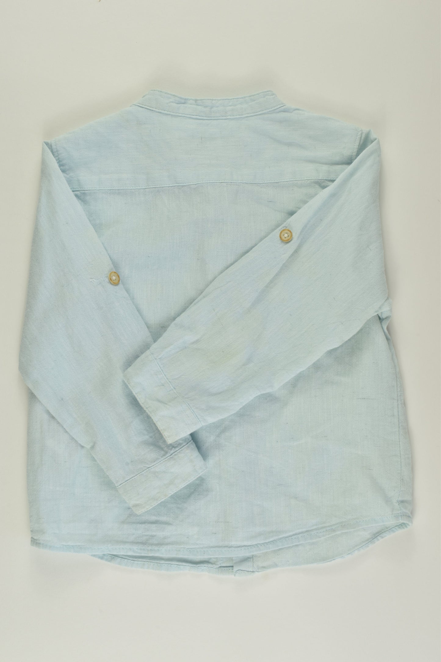 Zara Size 2 Linen Blend Shirt