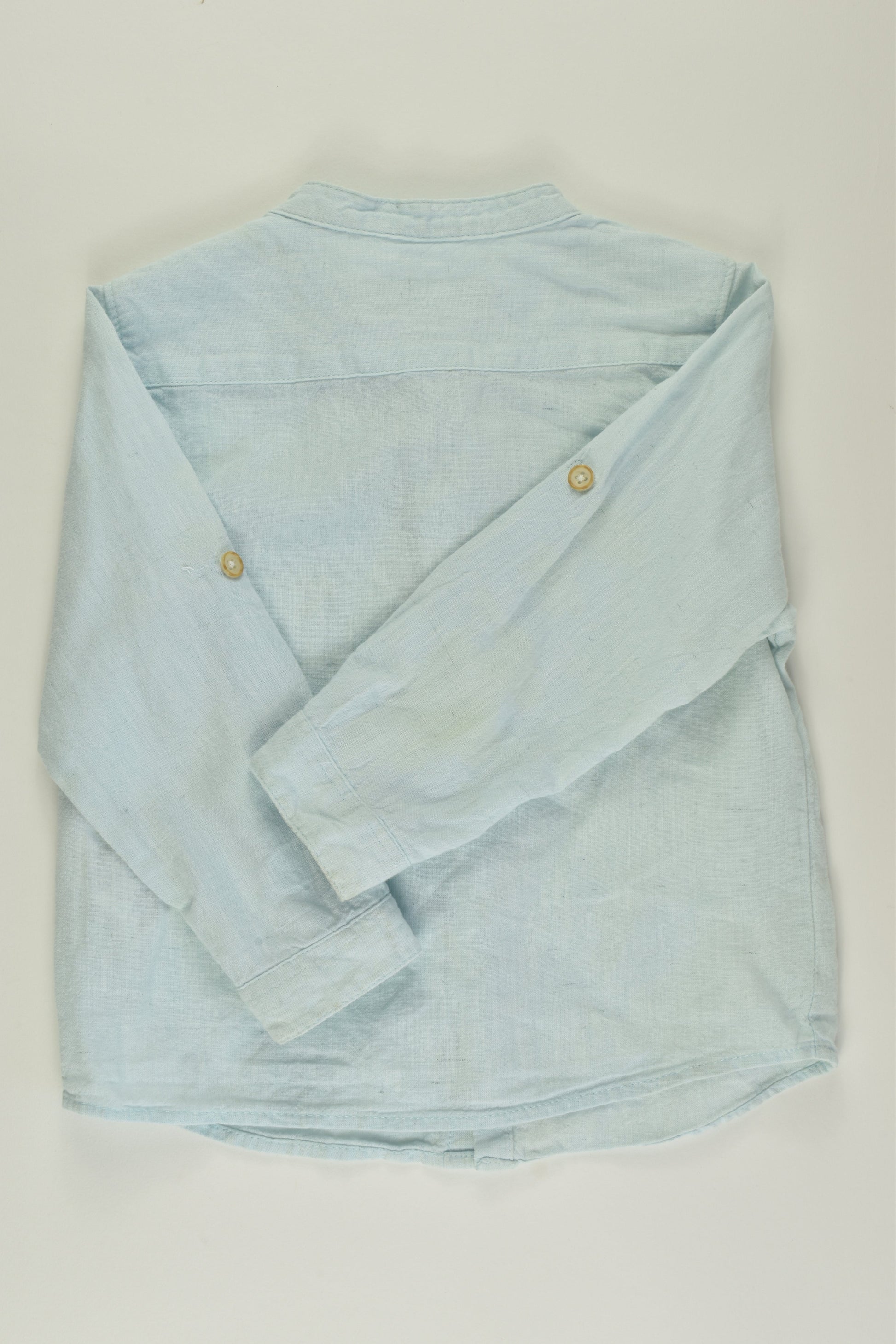 Zara Size 2 Linen Blend Shirt