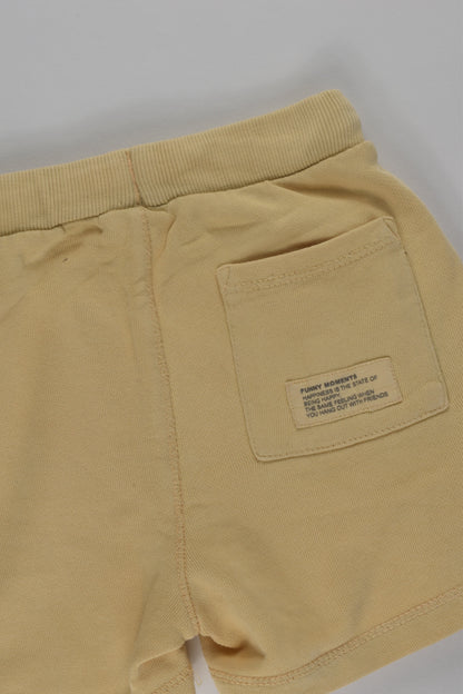 Zara Size 3-4 'Funny Moments' Shorts