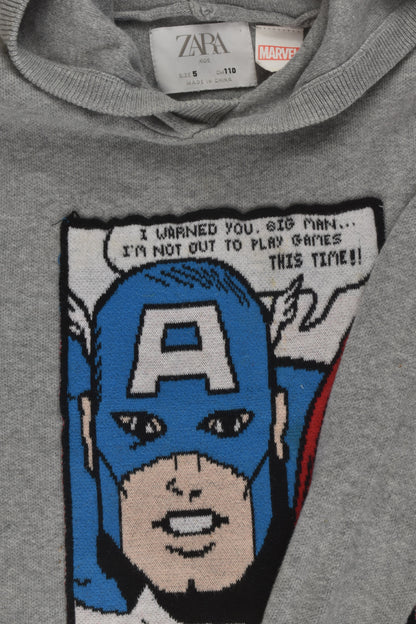 Zara Size 5 Captain America Knit Jumper