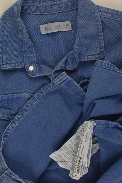 Zara Size 6 Denim Shirt