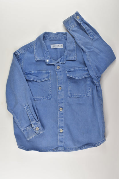 Zara Size 6 Denim Shirt