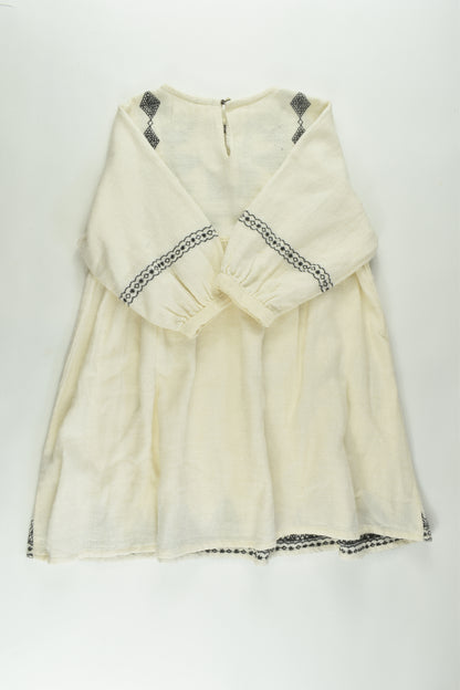 Zara Size 6 Embroidery Dress