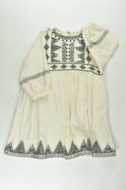 Zara Size 6 Embroidery Dress