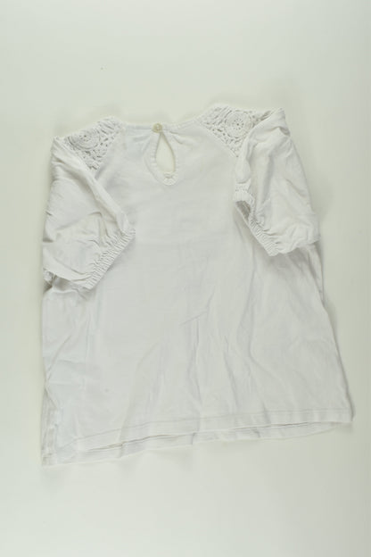 Zara Size 6 Lace T-shirt