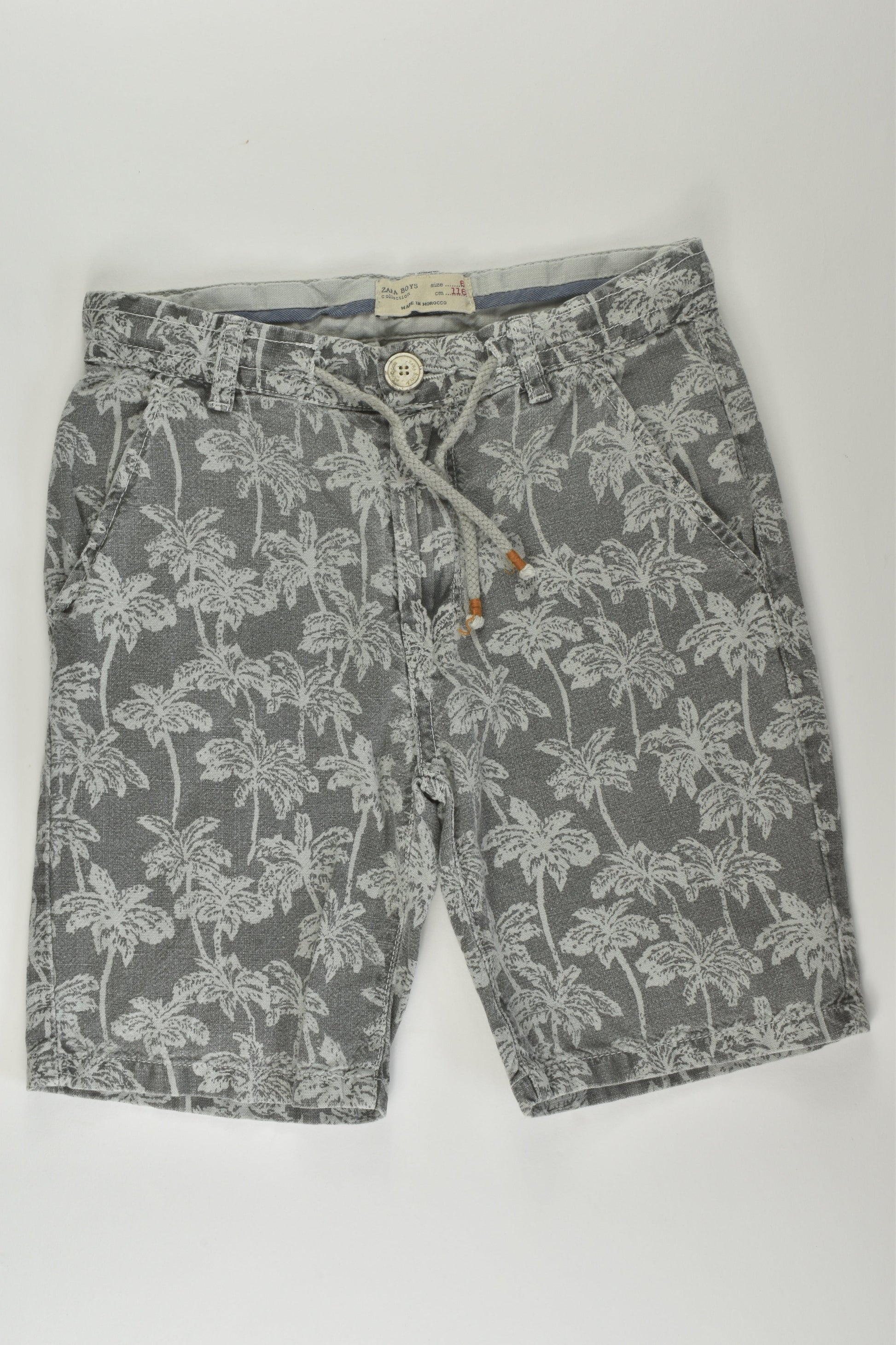 Zara Size 6 Linen Blend Shorts