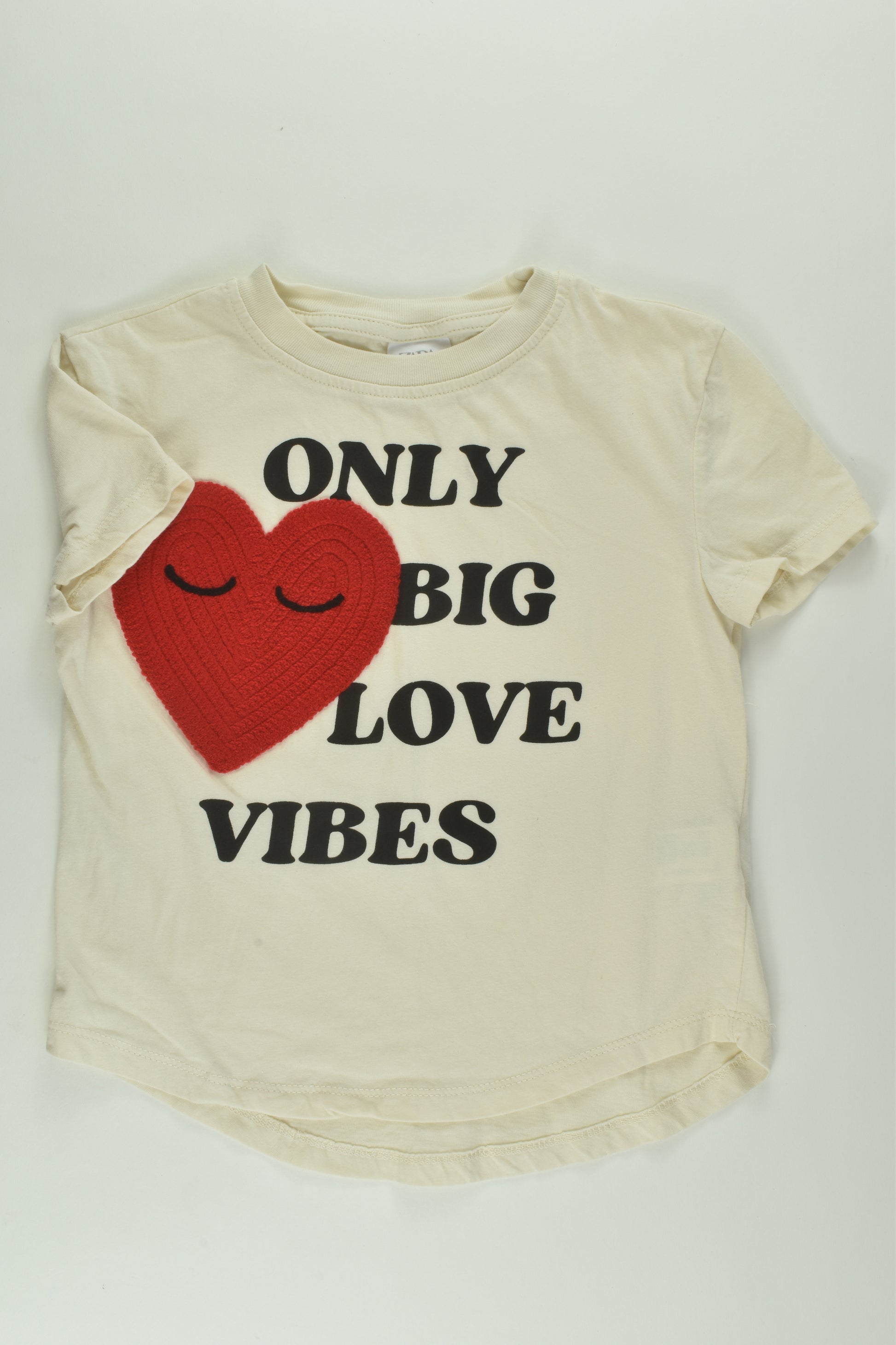 Zara Size 6 Love Heart T-shirt