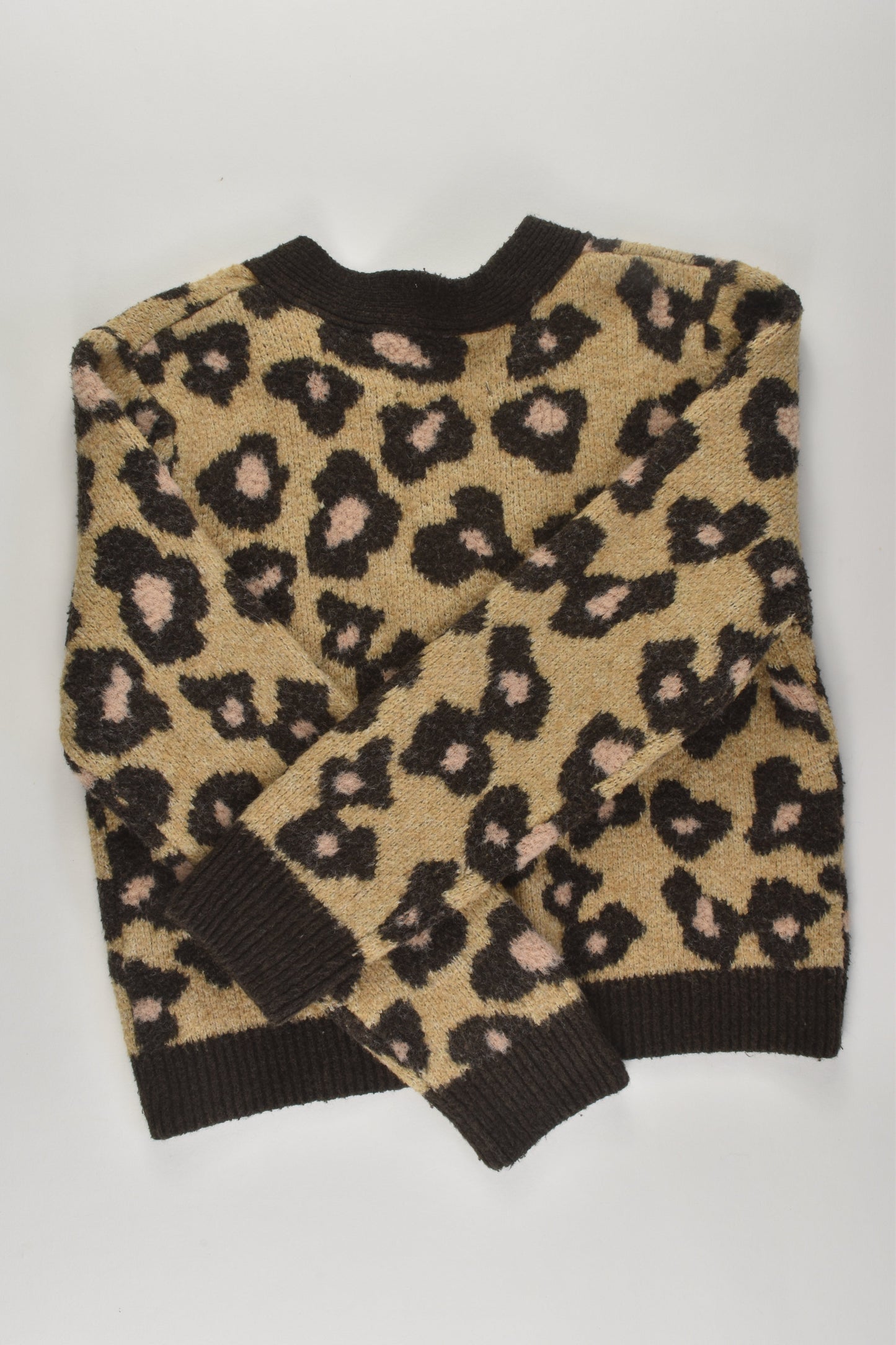 Zara Size 8-9 Leopard Print Cardigan