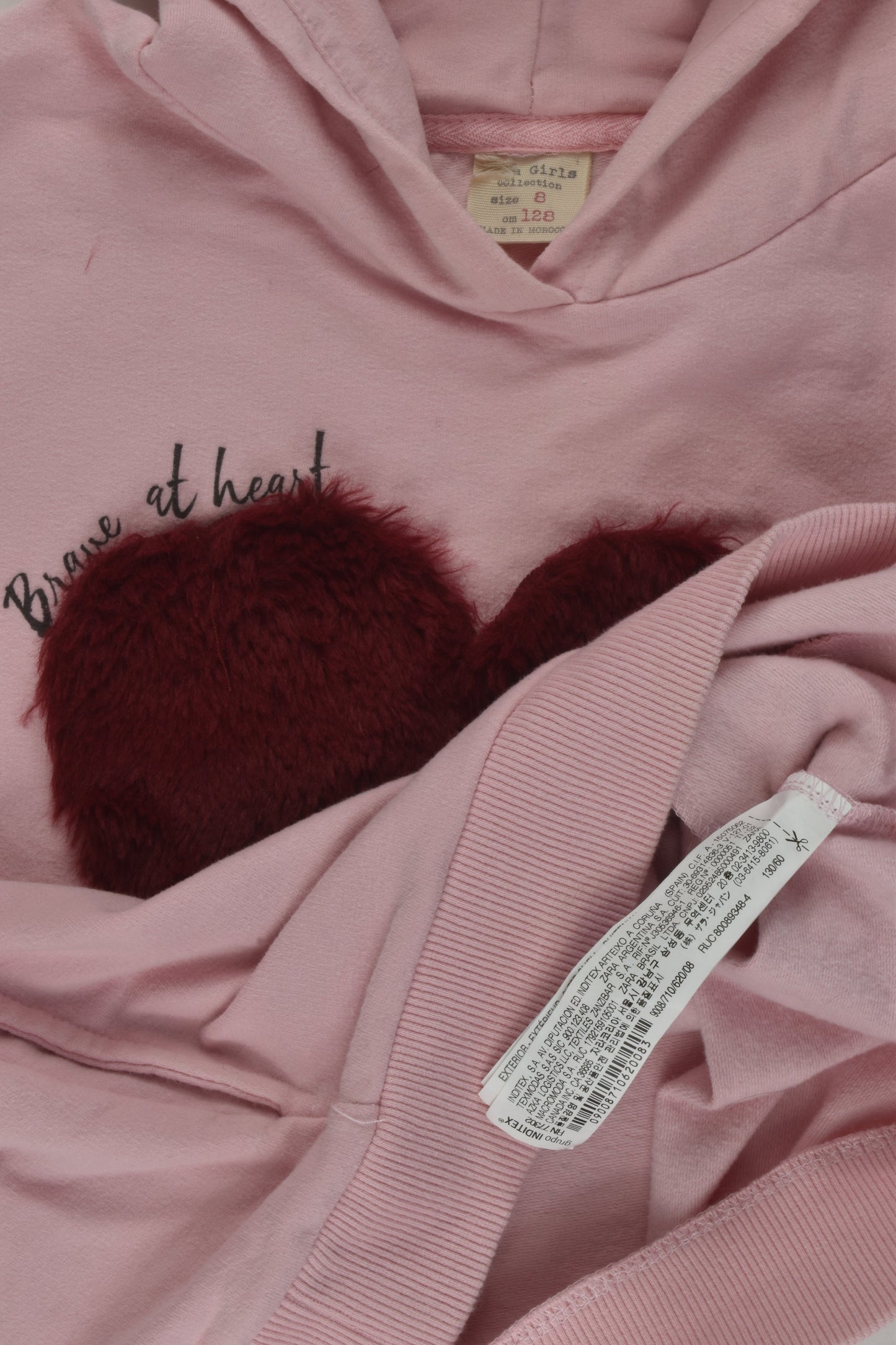 Zara Size 8 'Brave at Heart' Jumper