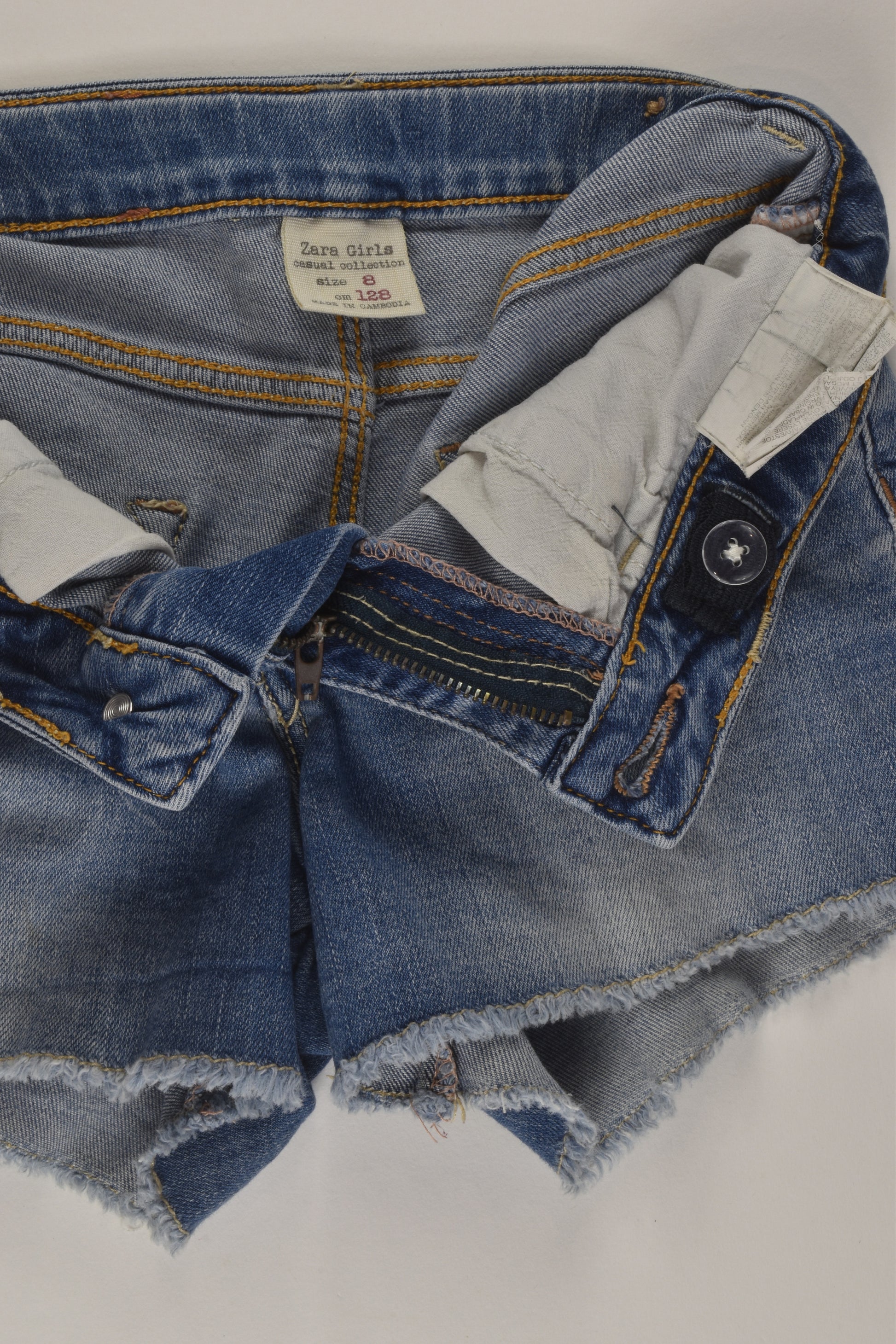 Zara Size 8 Denim Shorts
