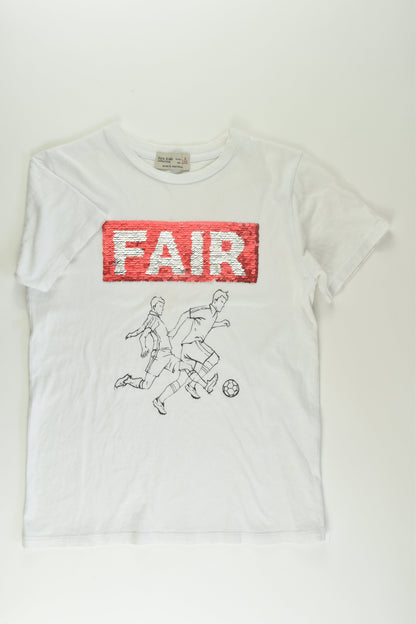 Zara Size 8 'Fair Play' T-shirt