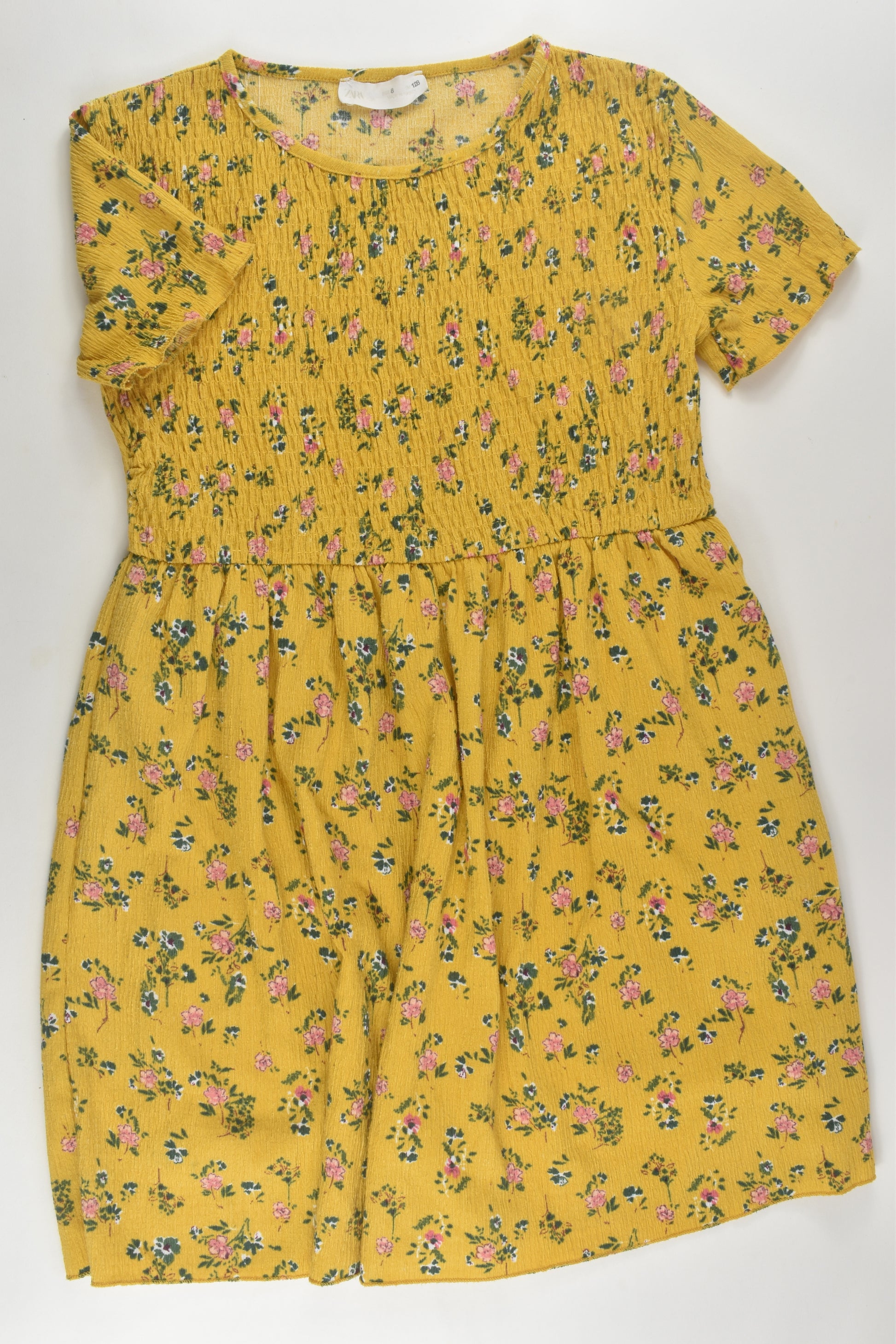Zara Size 8 Lined Floral Dress
