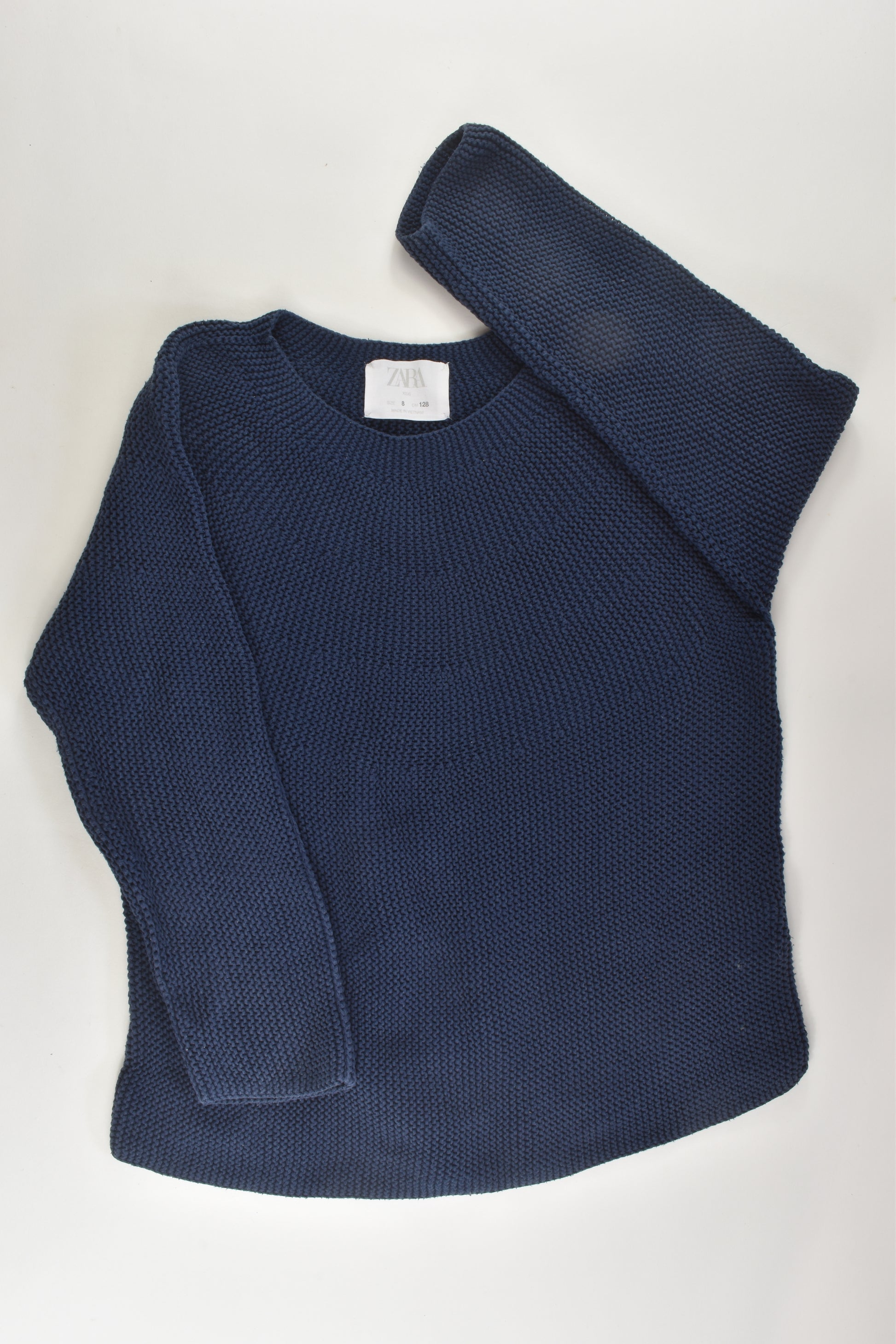 Zara Size 8 Navy Knit Jumper