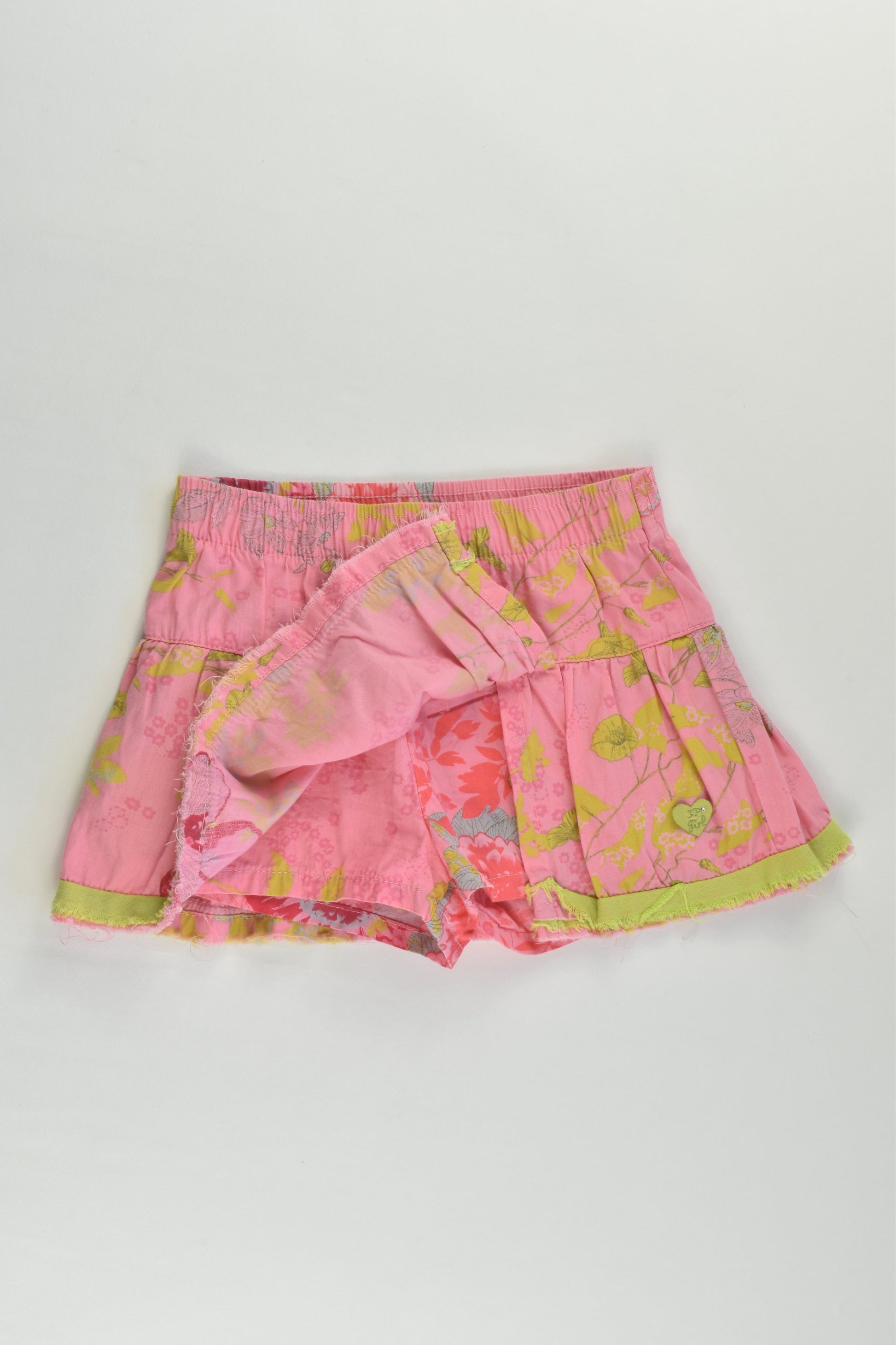 3 Pommes (France) Size 1 (23 months, 86 cm) Floral Skort