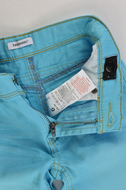 3 Pommes Size 6 (116 cm) Stretchy Denim Pants