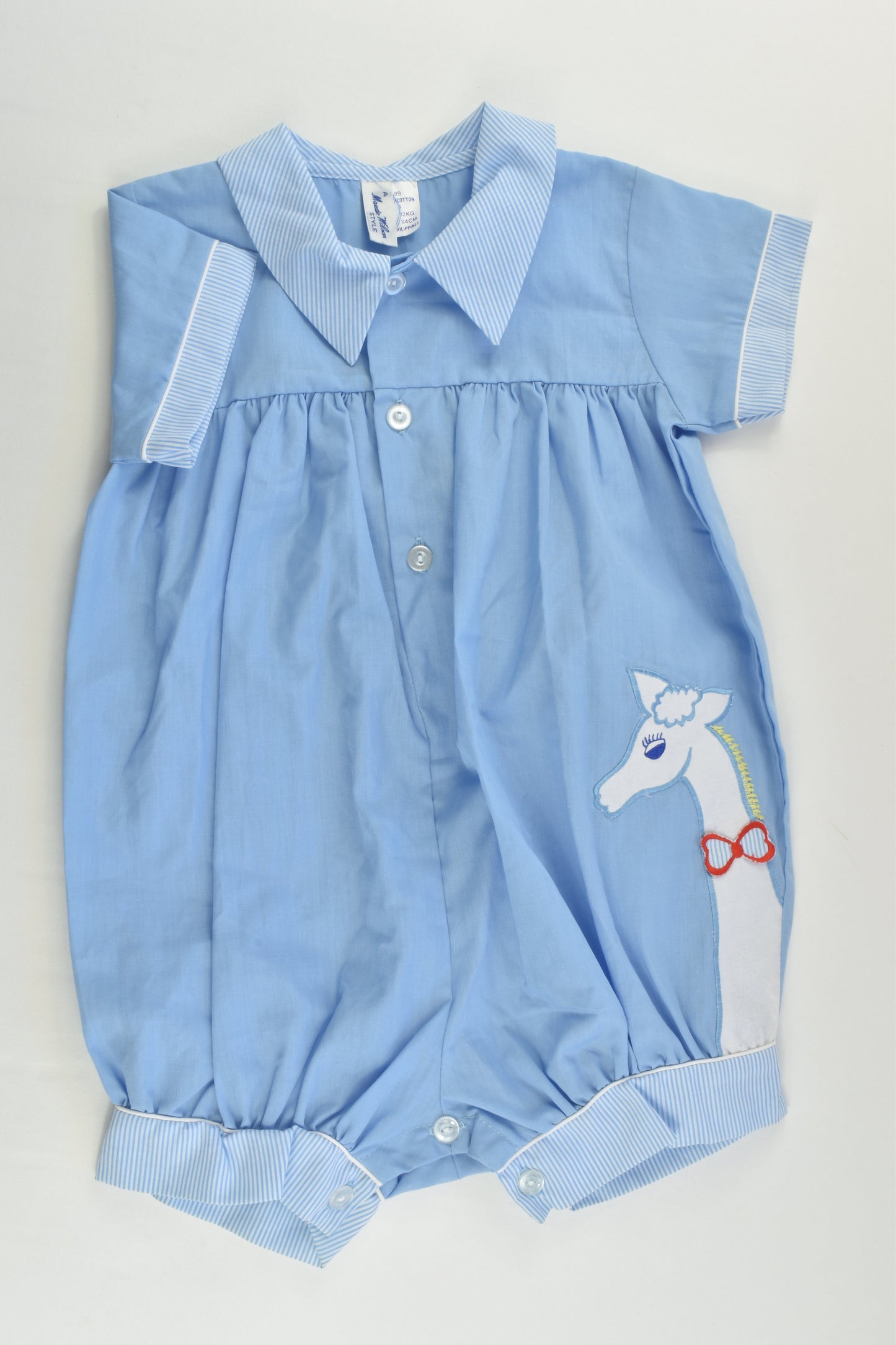 A Maude Wilson Style Size 1 Vintage Giraffe Playsuit