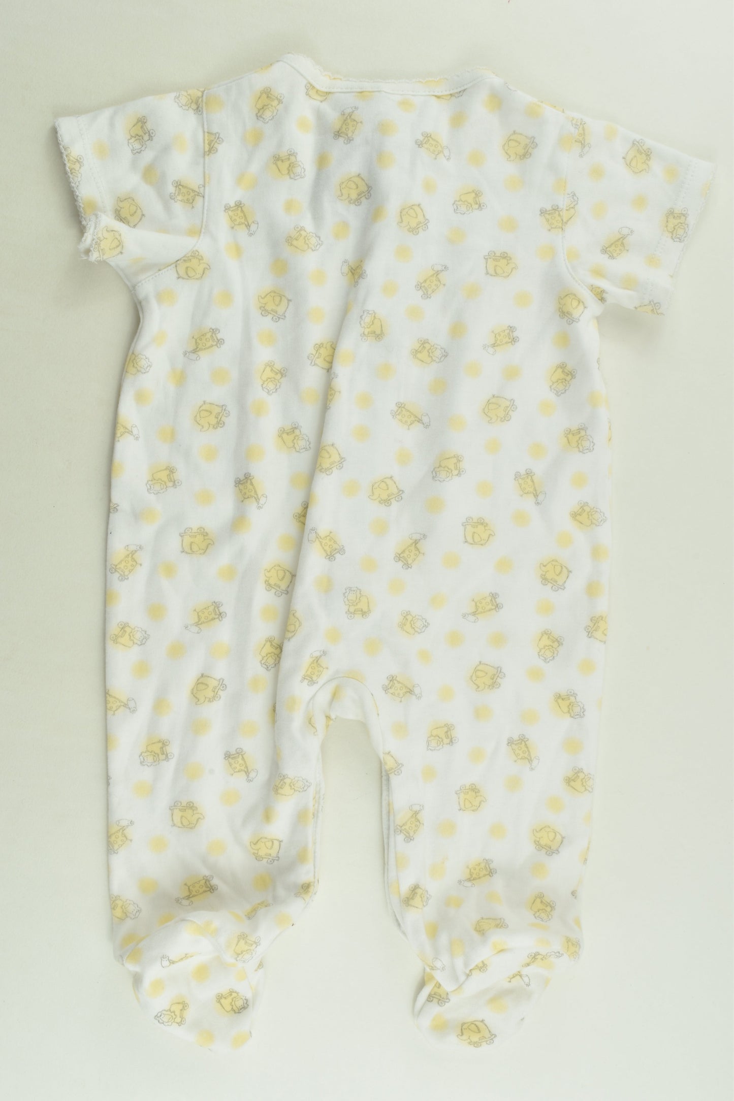 Absorba Size 000 (3 months) Footed Romper