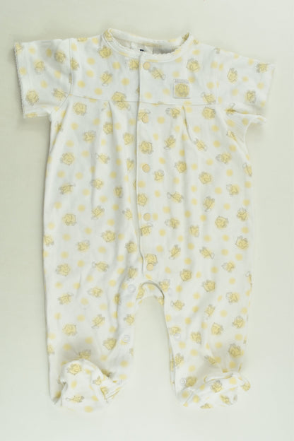 Absorba Size 000 (3 months) Footed Romper