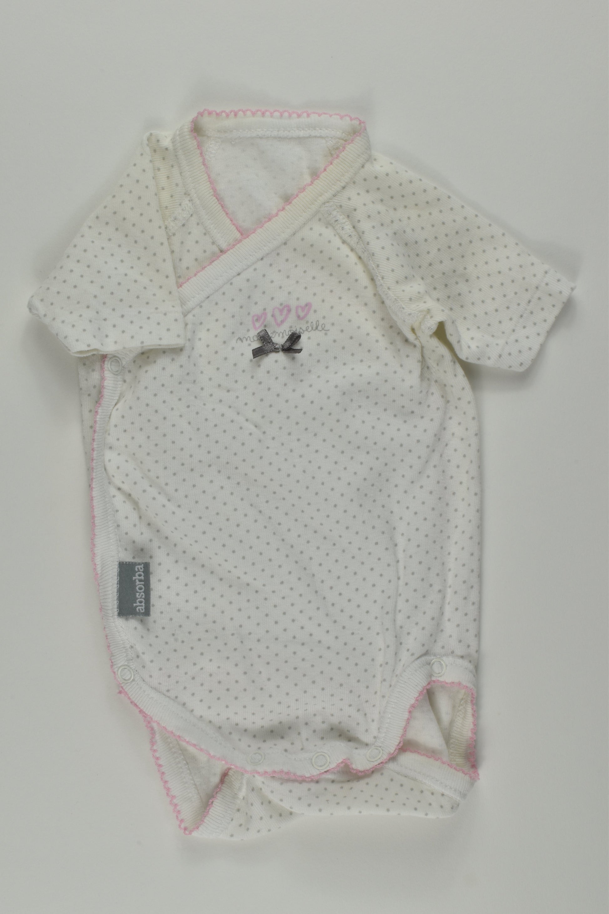 Absorba Size 0000 'Mademoiselle' Bodysuit