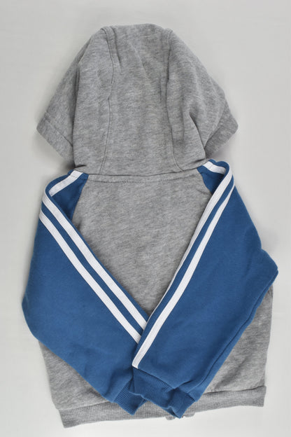 Adidas Size 00 (68 cm) Hooded Zip Jumper
